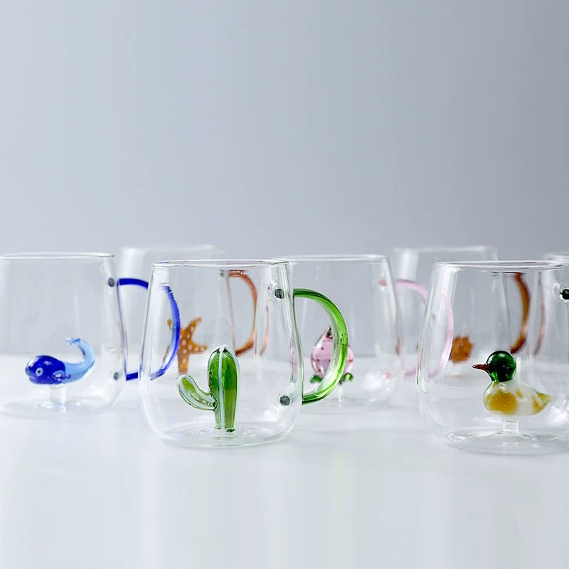 Animal Glass Cups