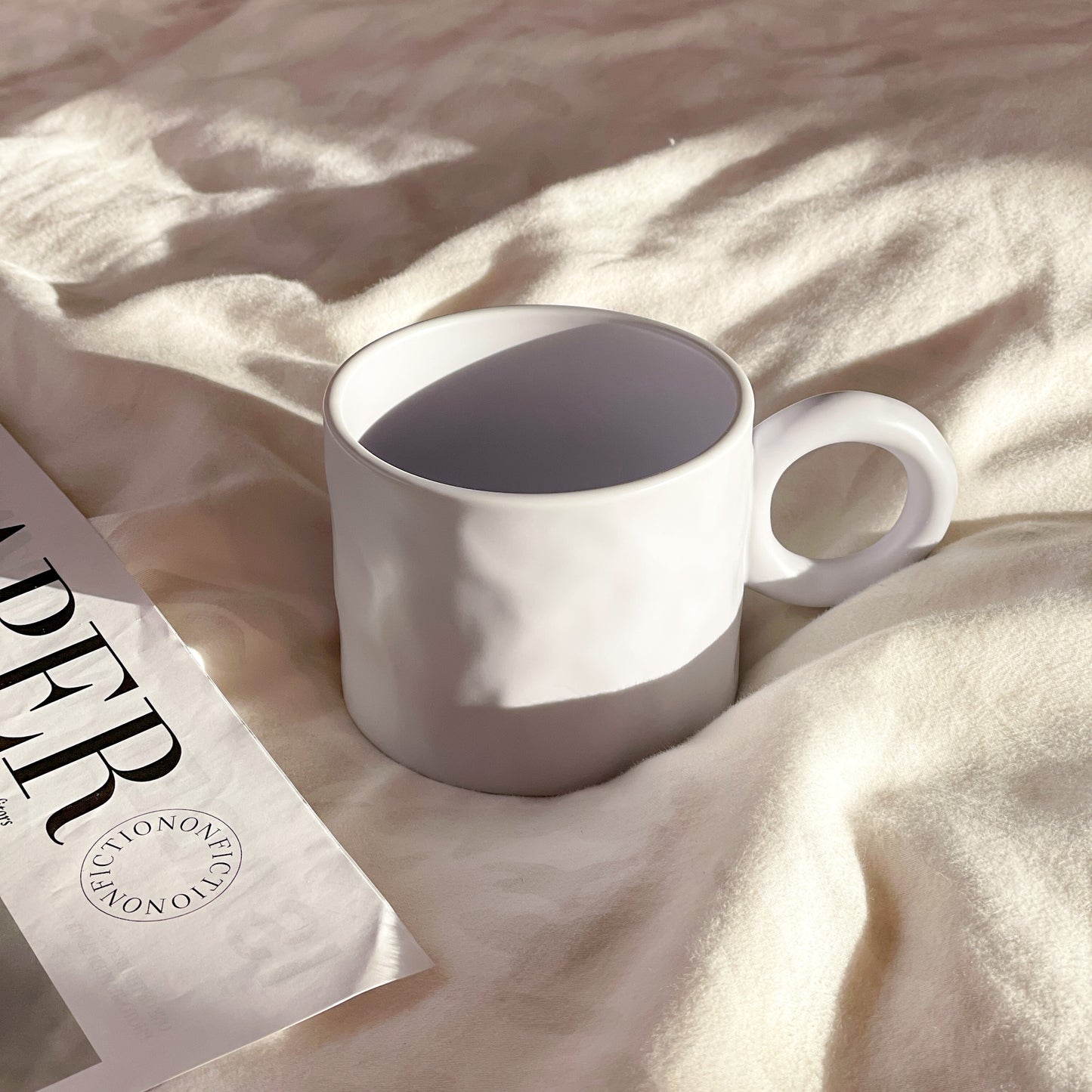 Large Textured Ceramic Mug (16oz)