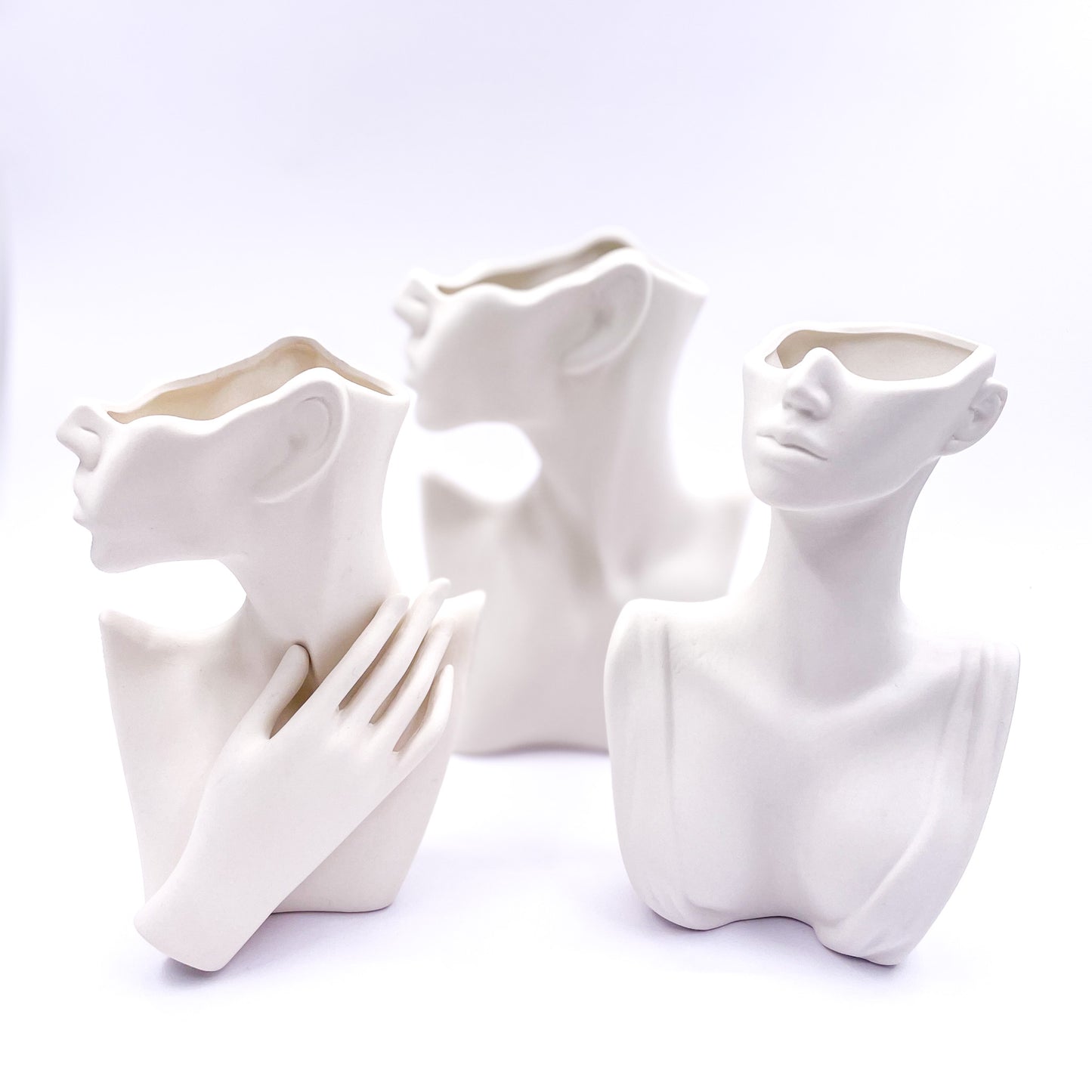 Dion Bust Ceramic Vase