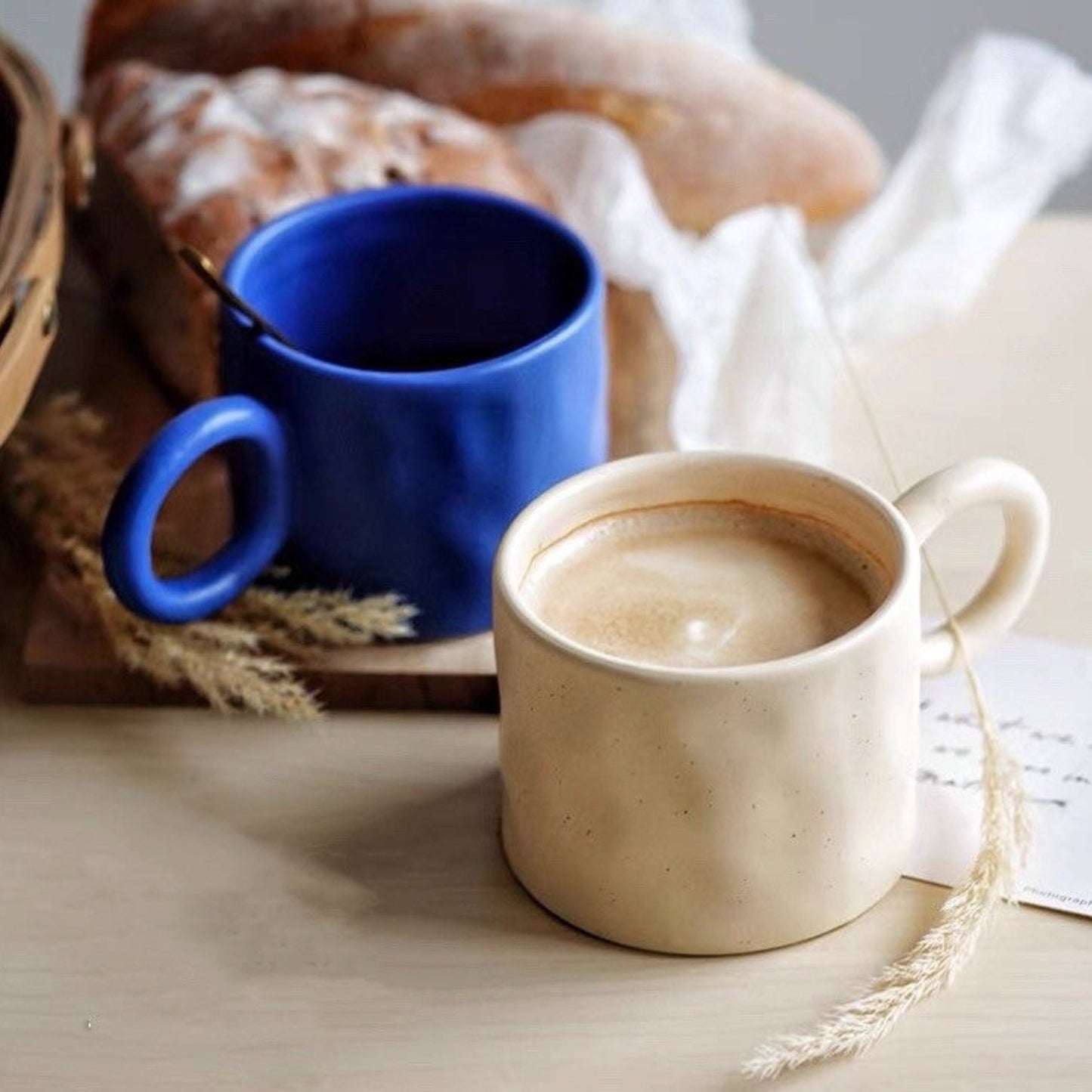 Large Textured Ceramic Mug (16oz)