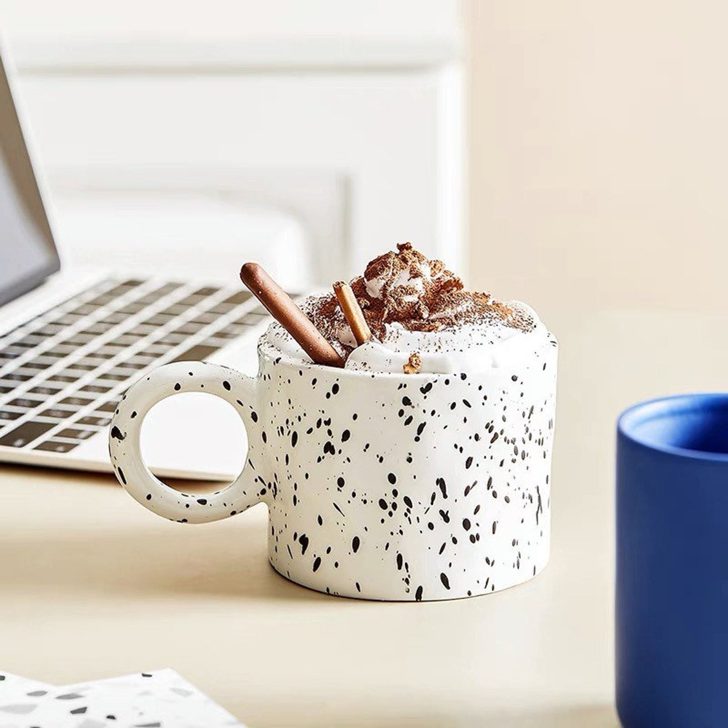 Large Textured Ceramic Mug (16oz)