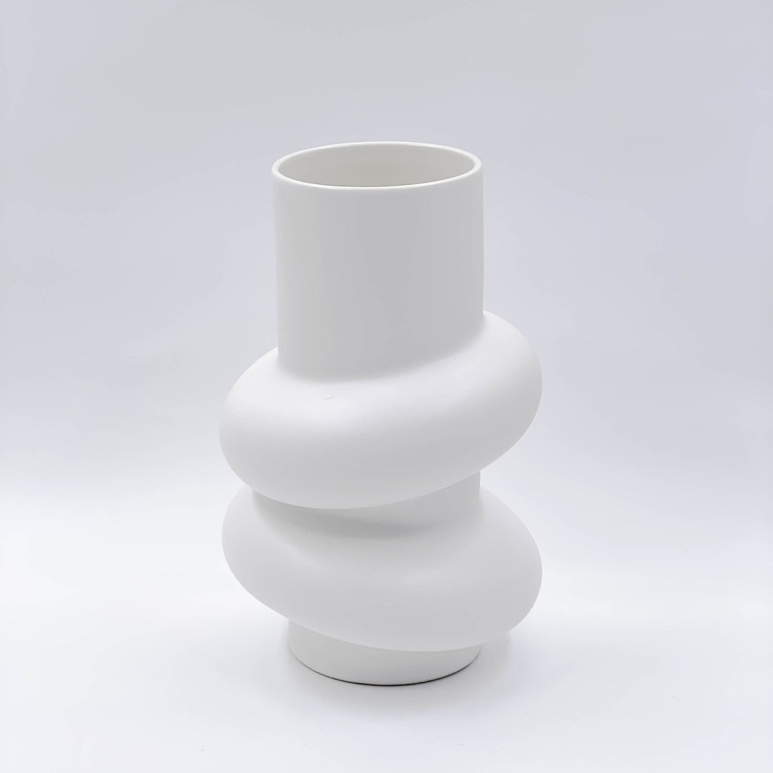 Cleo Ceramic Vase contemporary abstract shape