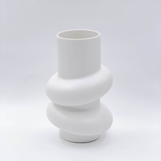 Cleo Ceramic Vase contemporary abstract shape