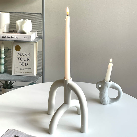 Arc Ceramic Candle Holder