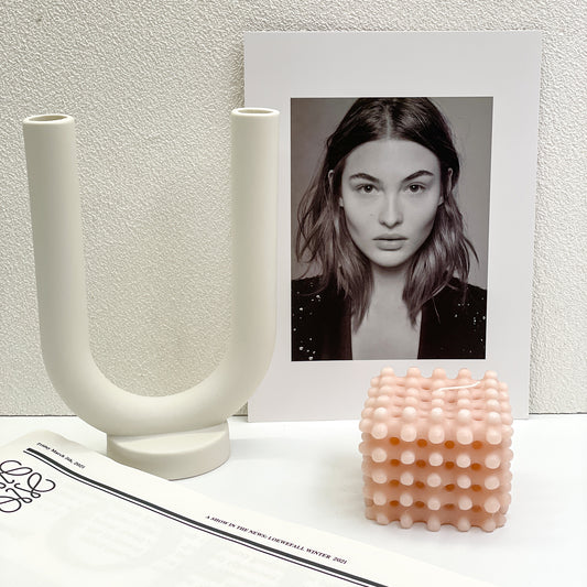 Lattice Cube Candle