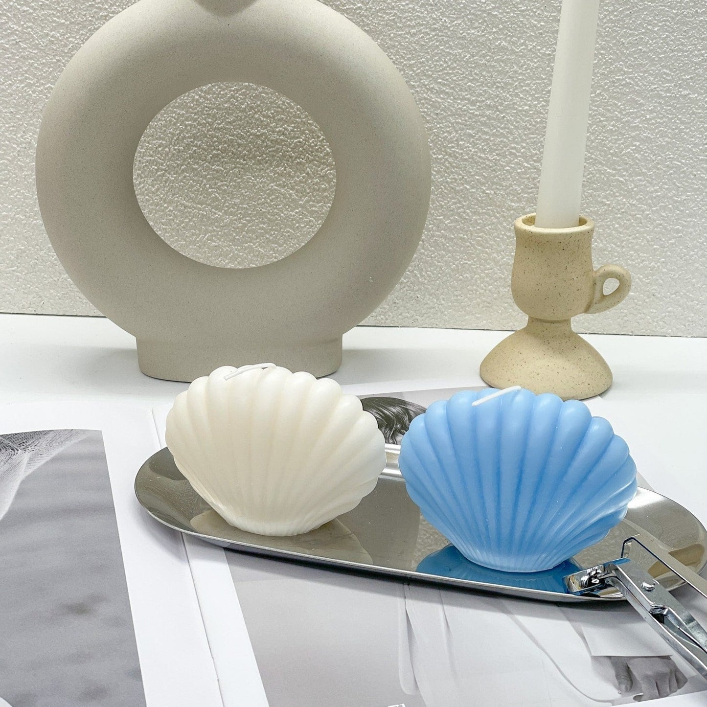 Natural Soy Clam Shell Candle