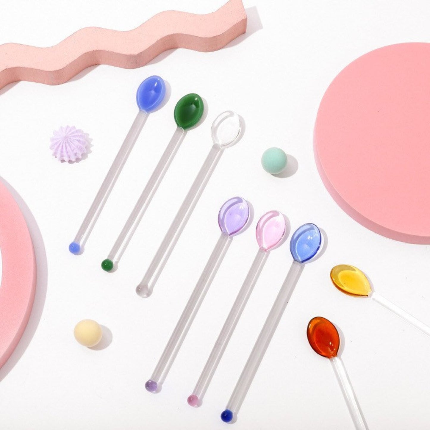 Lollipop Glass Stirring Spoon