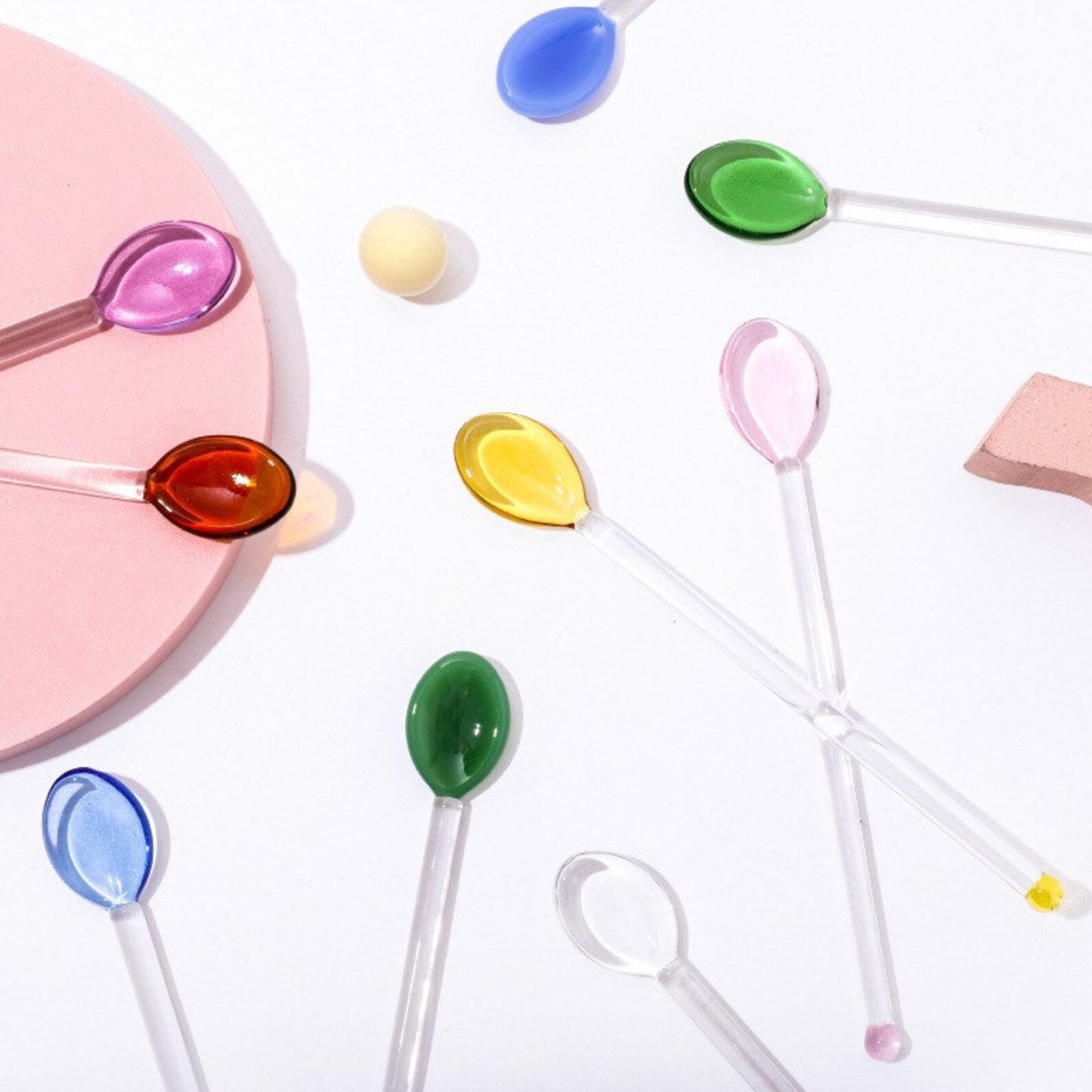 Lollipop Glass Stirring Spoon