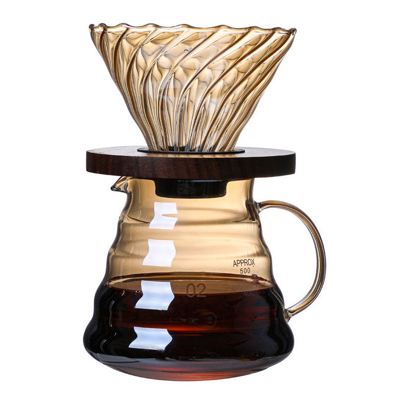 BOQO iSH09-M416655mn Pour Over Coffee Maker Set , Borosilicate