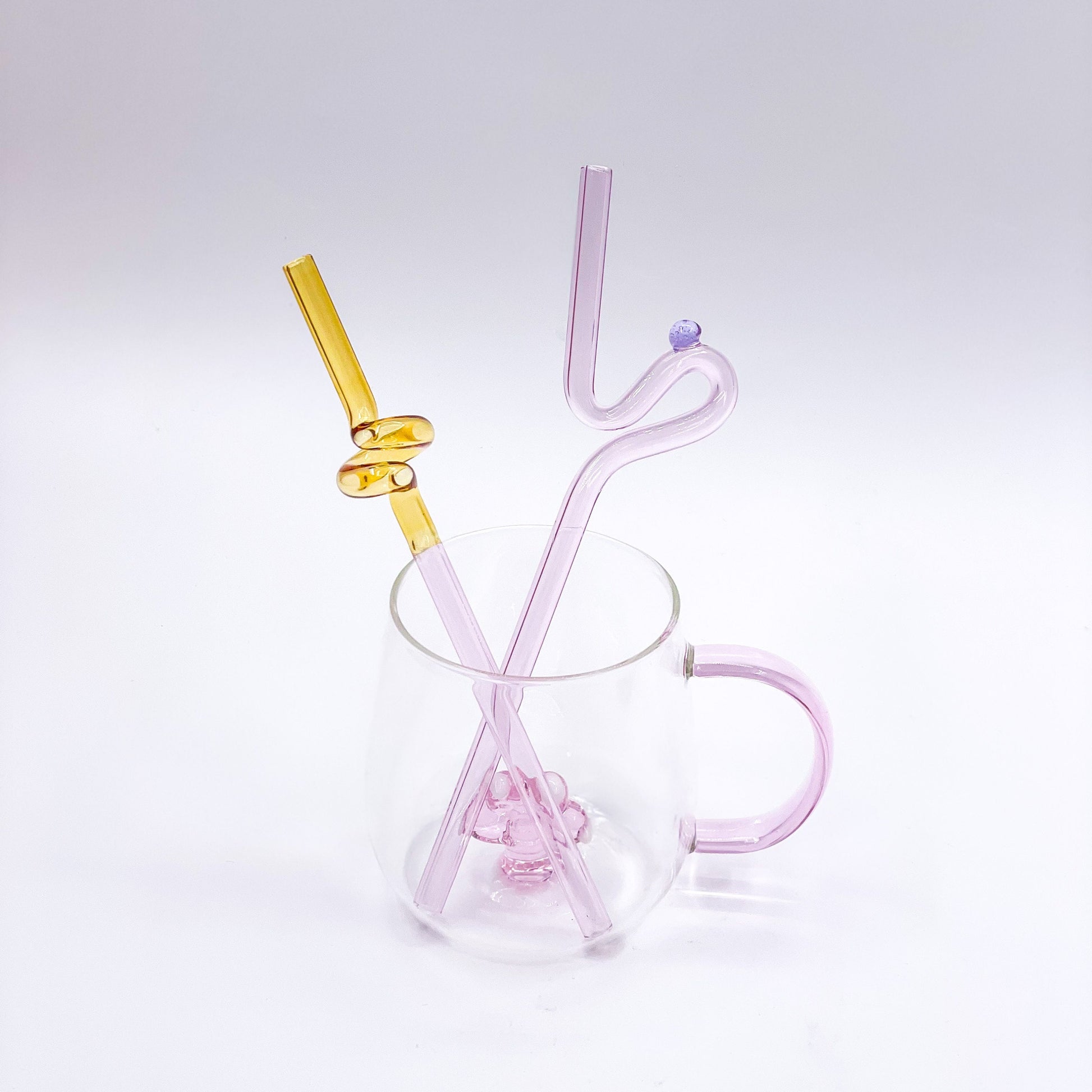 Handmade Glass Straw With Cute Penguin Drinking Straw -  Israel